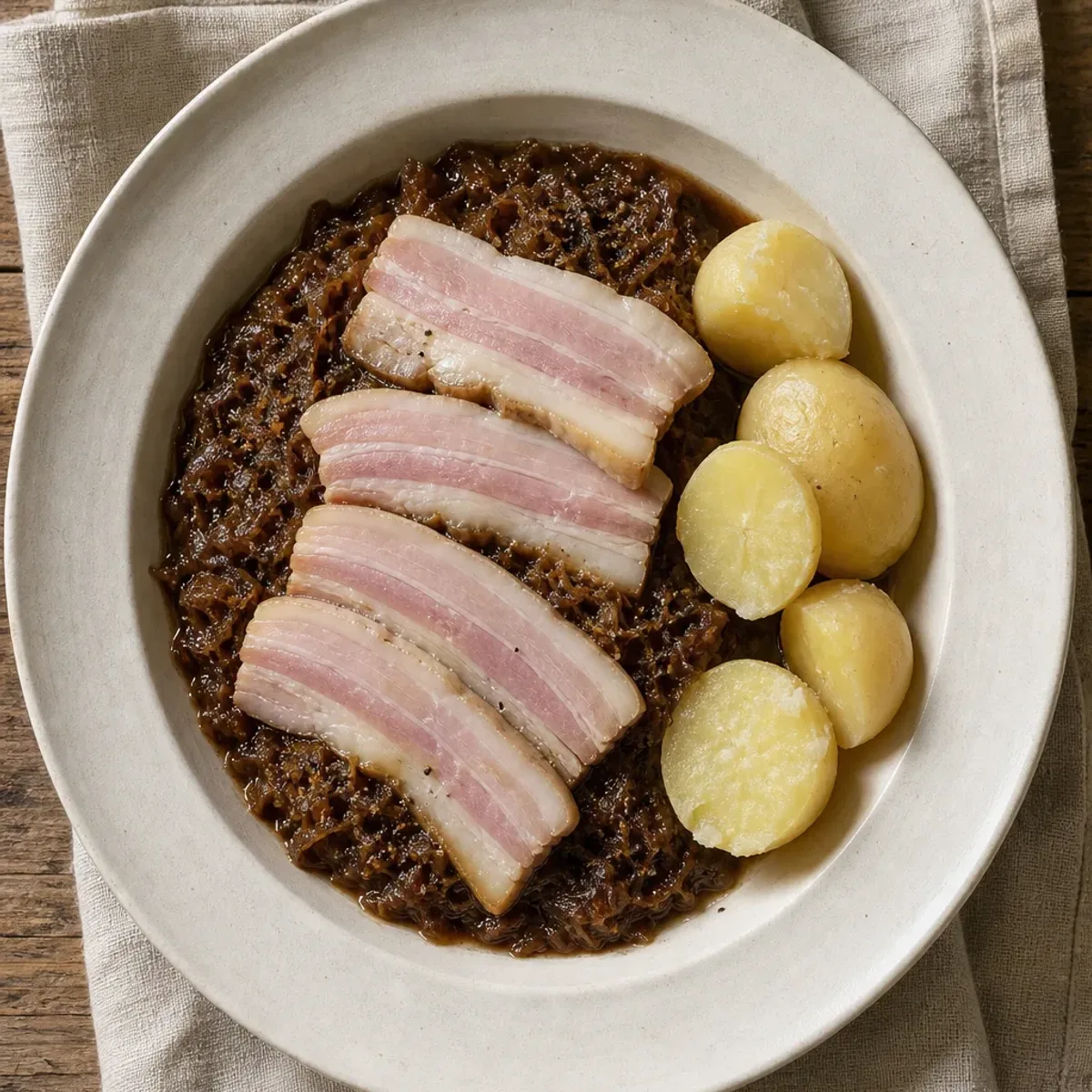 Caramelised Cabbage with Pork