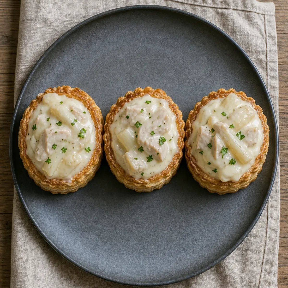 Vol-au-vents with Chicken and Asparagus